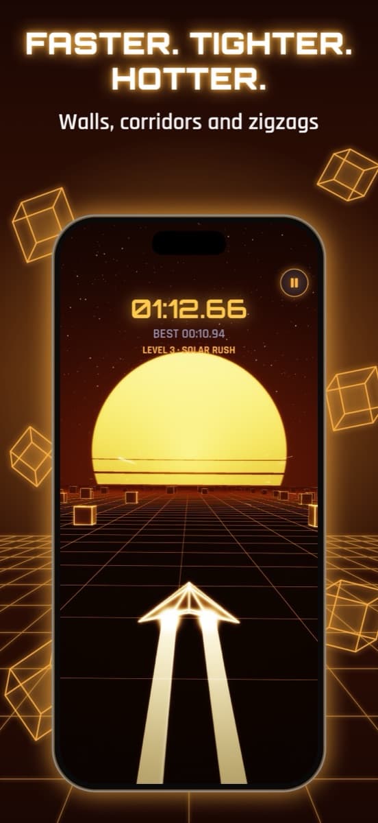 Neon Drift Zero level 3, Solar Rush